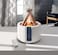 USB Ultrasonic Humidifier with Fire Flame Lamp &ndash; Aromatherapy Bonfire Oil Diffuser, Creative Campfire Design with Remote Control, LED Flame Light