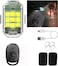 Wireless LED Strobe Light &ndash; USB Rechargeable, High Brightness, Waterproof Car Emergency Strobe Warning Light with Remote Control for Motorcycle, Car, Bike, Drone
