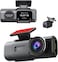 Smart Dash Cam 4K WiFi GPS - Front and Rear Car Camera with App, 4K Ultra HD Dash Camera, USB Easy Setup, Loop Recording, Night Vision, Parking Mode