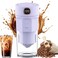 Portable Coffee Grinder and Smoothie Blender &ndash; 2-in-1 Travel Blender with Personal Travel Cup, Durable Stainless Steel Mixing Blades, USB Rechargeable