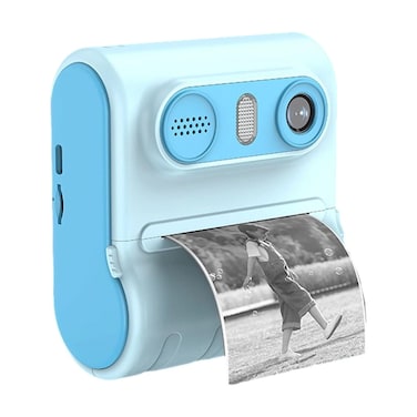 Kids Instant Print Camera with Dual HD Cameras, 2.4-Inch Thermal Printing, Lightweight Portable Design, Fun Photo and Video for Kids, Educational Gift