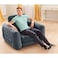 Inflatable Pull Out Sofa Chair Sleeper with Twin-Sized Air Bed Mattress, Comfortable and Convenient Sleeper Chair for Home, Office, or Guests &ndash; Easy Setup