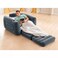 Inflatable Pull Out Sofa Chair Sleeper with Twin-Sized Air Bed Mattress, Comfortable and Convenient Sleeper Chair for Home, Office, or Guests &ndash; Easy Setup