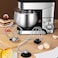 1200W Kitchen Electric Stand Mixer with 4.5Qt Mixing Bowl, 6 Speed Adjustable, 3 Attachments for Baking and Cooking, Powerful and Durable, Perfect 
