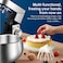 1200W Kitchen Electric Stand Mixer with 4.5Qt Mixing Bowl, 6 Speed Adjustable, 3 Attachments for Baking and Cooking, Powerful and Durable, Perfect 
