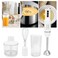 Low Noise Immersion Blender Handheld 750W, 3-Speed Gear Adjustment, Stainless Steel Hand Blender for Household &amp; Kitchen, Powerful, Quiet &amp; Efficient Food Processor
