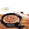 Multi-Function Electric Heat Pan for Pizza Cooking and Frying, Non-Stick Surface, Adjustable Temperature Control, 12-Inch Versatile Frying &amp; Grilling Pan