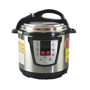 Electric Pressure Cooker with Non-Stick Coating Inner Pot, 8 Quart Household Multi-Function Cooker, Fast Cooking, Time-Saving, Easy-to-Clean, for Stews, Soups, Rice