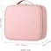 Smart LED Light Mirror Cosmetic Case, Travel Makeup Bag with LED Mirror, Portable Makeup Organizer for Women, Beauty Storage Box for Girls, Handbag