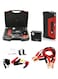 Portable Car Jump Starter Battery Pack with Air Compressor Powerful 1500A Booster, Tire Inflator, Extra Battery Jumper Cable, 2 USB/DC 12V Ports, and LED Light