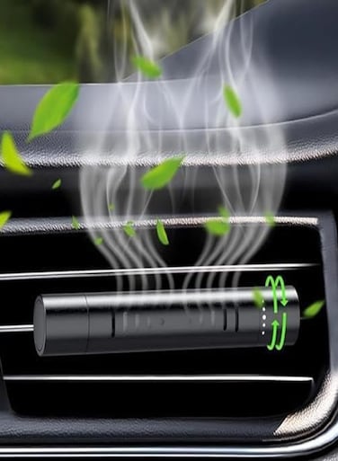 Car Air Freshener Diffuser Refillable Essential Oil Deodorizer with Customizable Fragrance Bundles Long-Lasting, Eco-Friendly Scent Enhancer for Fresh Car Interiors
