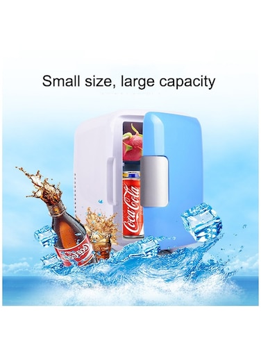 Mini Fridge Car Refrigerator with Cooler and Warmer &ndash; 4L Portable Insulation for Outdoor Travel, Car, and Home Use &ndash; Compact &amp; Efficient Cooling and Heating Mini Refrigerator
