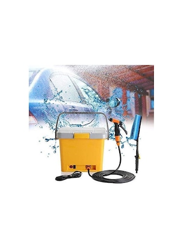 Portable Intelligent Electric High Pressure Car Washing Sprayer Cleaning Kit &ndash; Powerful Spray Gun &amp; Bucket Storage for Home, Office, Car, Garden, Camping &amp; Projects

