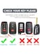 Toyota Camry RAV4 Key Fob Cover with Keychain &ndash; Premium Soft TPU 360&deg; Protector Key Holder for Highlander, Corolla, Avalon, C-HR, Prius, GT86 &ndash; Durable, Stylish, and Protective Key Case
