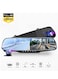 4.19&#39;&#39; FHD 1080P Rear View Mirror Camera &ndash; Dual Lens Car Dash Cam with Front and Rear Recording, Parking Assistance, Loop Recording, and Night Vision
