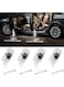 4 Pack LED Car Door Logo Light &ndash; Courtesy Projector Welcome Lights, 3D Ghost Shadow Lamps for Lexus RX, ES, GX, LS, LX, IS, GS, RC, UX Series