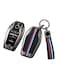 TTQK Smart Key Case Keychain &ndash; Metal Shell Cover Compatible with BMW 1, 3, 4, 5, 6, 7 Series, X3, X4, M5, M6, GT3, GT5 &ndash; Premium Car Key Protector