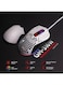 ماوس الألعاب GM316W – RGB USB سلكي، 7200 نقطة في البوصة، 7 أزرار قابلة للبرمجة، 2 غطاء قابل للفصل، خفيف الوزن للغاية، حساسية قابلة للتعديل، تصميم مريح