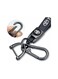 Toyota Leather Car Keychain for Men and Women &ndash; Durable Key Ring Accessories for Car, House, Office   Stylish Black Leather Key Holder   Perfect Family Gift
