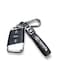 Toyota Leather Car Keychain for Men and Women &ndash; Durable Key Ring Accessories for Car, House, Office   Stylish Black Leather Key Holder   Perfect Family Gift
