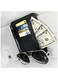 Car Sun Visor Organizer - Premium PU Leather Storage Case with Sunglasses Clip, Driver License Holder, Insurance, Pens, and Keys Organizer - Stylish