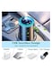 Smart Car Diffuser - 50ml Mini Aromatherapy Essential Oil Diffuser with LED Starry Ambient Light, USB Rechargeable, Portable Air Freshener