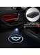 GUOO 2 PCS Car Door Lights - Batman Logo Projector, Universal Wireless LED Car Door Projector Lights, Carbon Fiber Upgraded Welcome Shadow Light