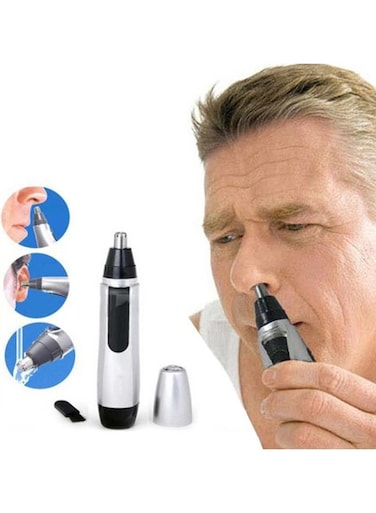 Electric Nose Hair Trimmer for Men &ndash; Waterproof Nasal Hair Cutter, Precision Painless Ear and Nose Hair Removal with Dual-Edge Blades