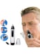 Electric Nose Hair Trimmer for Men &ndash; Waterproof Nasal Hair Cutter, Precision Painless Ear and Nose Hair Removal with Dual-Edge Blades