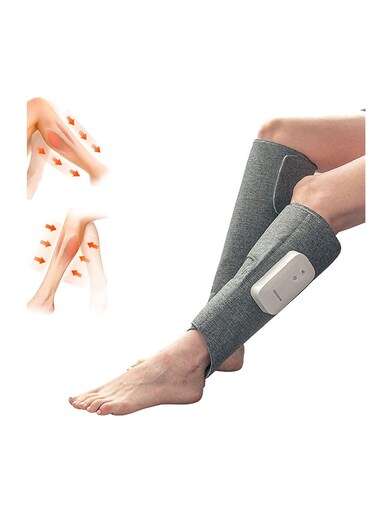 جهاز تدليك الساق اللاسلكي بالوسائد الهوائية مع ضغط ساخن - أداة تدليك الساق 360 درجة للعلاج الطبيعي لتحسين الدورة الدموية وتسكين الآلام وتعافي العضلات