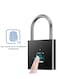 Fingerprint Padlock - Smart Keyless Electronic Door Lock with Fingerprint Recognition, Waterproof Anti-Theft Security Padlock for Home, Gym, School