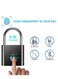 Fingerprint Padlock - Smart Keyless Electronic Door Lock with Fingerprint Recognition, Waterproof Anti-Theft Security Padlock for Home, Gym, School