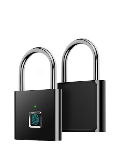 Fingerprint Padlock - Smart Keyless Electronic Door Lock with Fingerprint Recognition, Waterproof Anti-Theft Security Padlock for Home, Gym, School