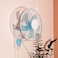 Electric Wall-Mounted Fan   Adjustable Timing &amp; Oscillating Head   Quiet Cooling Household Fan with Remote Control &amp; Multiple Speed Settings
