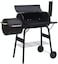 Large Round Barrel Double Barbeque Grill &ndash; Versatile Outdoor BBQ Grill