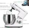 Stand Mixer 5L, 700W Kitchen Electric Mixer with 6-Speed Control, Stainless Steel Bowl, Food Dough Mixer for Baking, Whipping, and Kneading