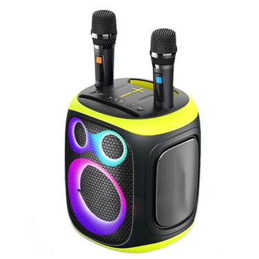 Outdoor Bluetooth Speaker with Dual Microphones, Long Battery Life, Waterproof Wireless Speaker with Deep Bass, Portable Bluetooth Speaker