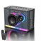 Bluetooth Karaoke Speaker with Microphone, Portable Amplifier Hands-Free Speaker with LED Lights, Rechargeable Party Speaker