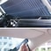 Retractable Foldable Car Sunshade for Windshield, Anti-UV Sun Protection, Heat Resistant, Durable Car Sunshade for SUV, Sedan, and Trucks