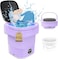 Mini Portable Washing Machine with Dryer &ndash; Foldable Compact Washer for Baby Clothes, Underwear, Socks, and Pet Garments