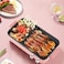 2-in-1 Indoor Electric Grill &amp; Non-Stick Hot Pot &ndash; Perfect for Korean BBQ, Steaks, Shabu Shabu &amp; More   Dual Function Griddle &amp; Hot Pot