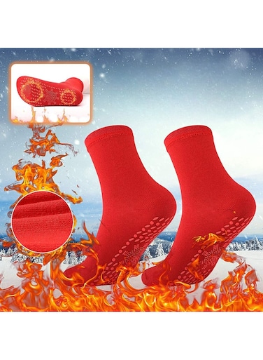 Heated Socks for Men &amp; Women - Tourmaline Self-Heating Magnetic Warm Socks for Winter, Outdoor Skiing, Hiking, Camping, Motorcycle Riding
