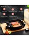 12" Nonstick Electric Skillet with Adjustable Temperature Control   Square Aluminum Fry Pan with 2-Layer Non-Stick Coating, Glass Lid with Steam Vent