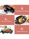 12" Nonstick Electric Skillet with Adjustable Temperature Control   Square Aluminum Fry Pan with 2-Layer Non-Stick Coating, Glass Lid with Steam Vent