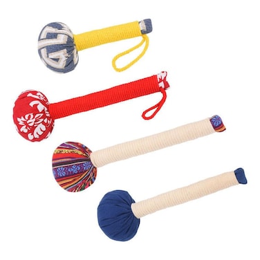 Wormwood Massage Hammer &ndash; Manual Body Massage Tools (Set of 2) for Sore Muscles, Whole-Body Relaxation, Pain Relief, and Stress Reduction