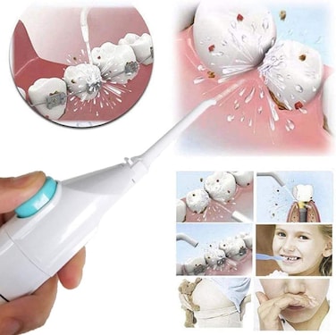 جهاز تنظيف الأسنان المحمول بالماء – جهاز تنظيف الأسنان بالماء اللاسلكي – نفث مياه يدوي احترافي، مناسب للسفر، قابل لإعادة الشحن، فعال في تنظيف اللثة