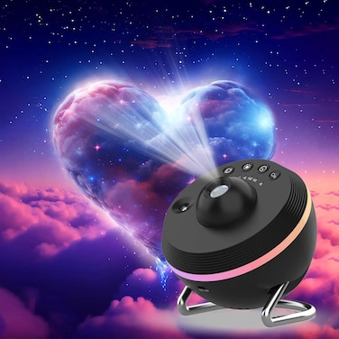 Night Light Galaxy Projector &ndash; 360&deg; Rotating Starry Sky Projector Lamp, Planetarium Night Light for Kids Bedroom, Perfect Valentines Day &amp; Wedding Gift
