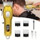 Professional Hair Trimmer Cutter Machine for Men, Cordless Haircut Kit with LED Display, Low Noise Wireless Clippers for Barbers and Home Use