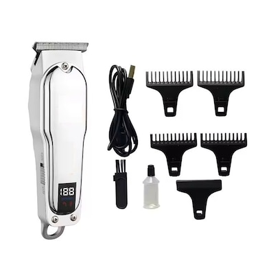 Mini Home Electric Hair Clippers with Haircutting Scissors &ndash; Rechargeable Cordless Adult Clippers, Low Noise Professional Trimmer for Haircutting