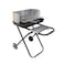 Portable Charcoal BBQ Grill   Outdoor Custom Steel Barbecue Grill with Adjustable 3-Level Heights   Compact Folding Design for Camping, Tailgating, Picnics